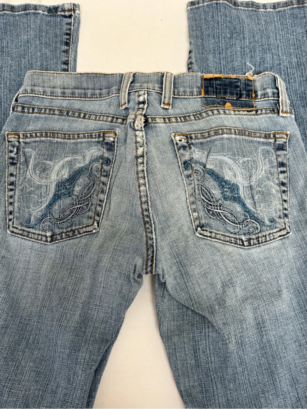 Lucky Brand Women's Light Blue Wide Leg Jeans - Picture 7 of 8